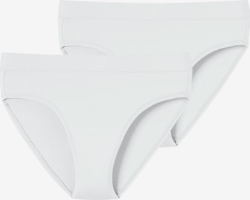 SCHIESSER Rioslip ' Unique Micro ' in Weiß: Vorderseite