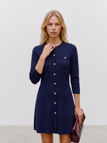 Robes en maille VERO MODA en bleu