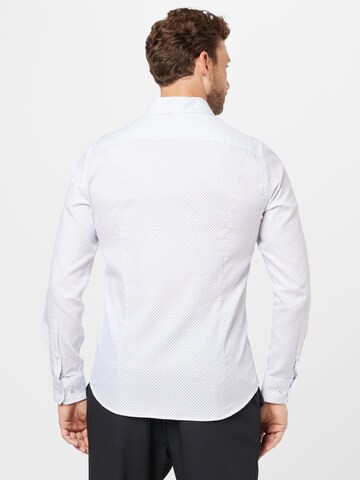 Coupe slim Chemise 'Paiton' JOOP! en blanc