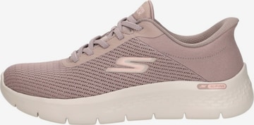 Baskets basses 'Slip-Ins: Go Walk Flex' SKECHERS en beige : devant