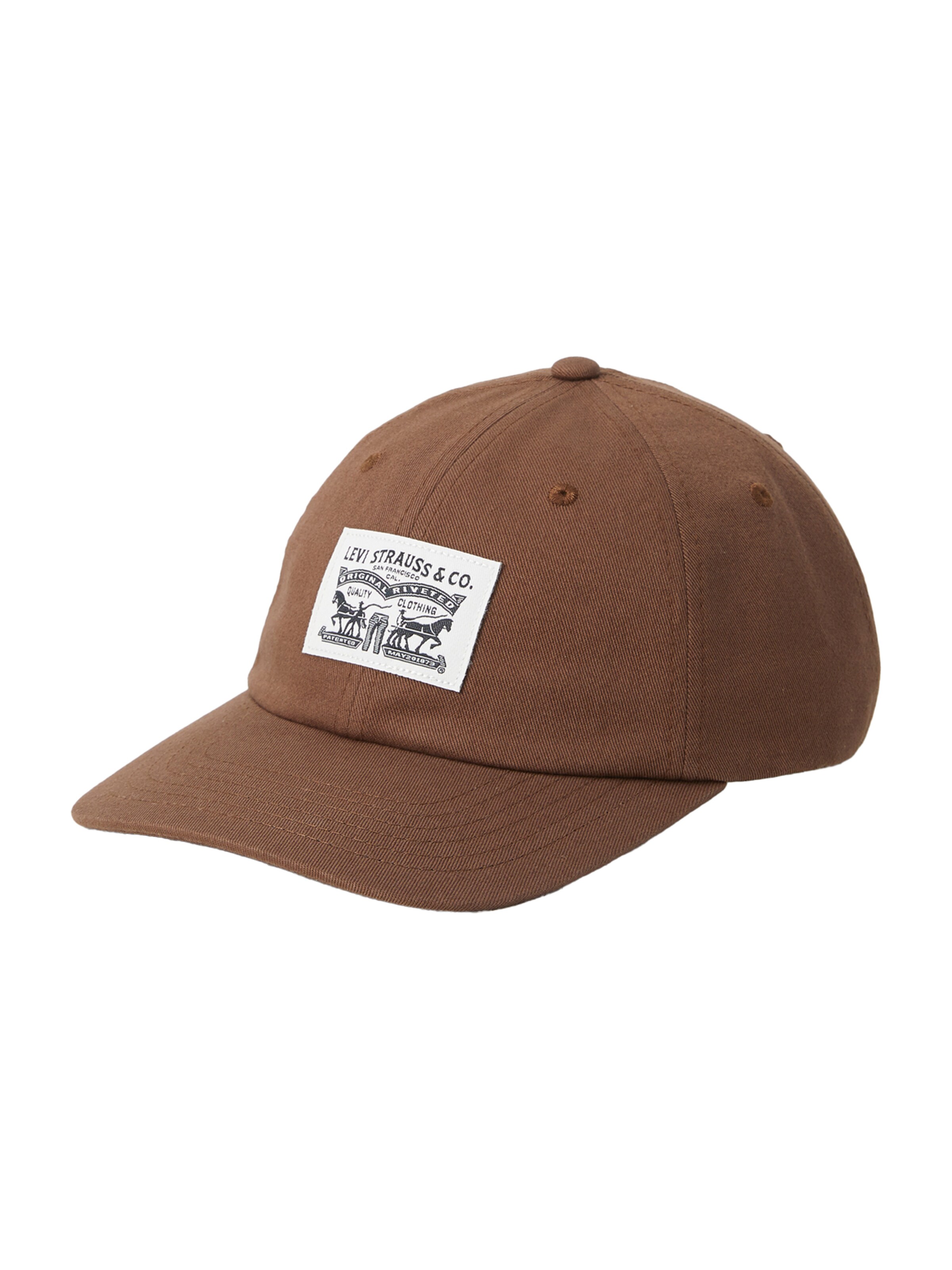 Cappello da baseball 'HERITAGE' di LEVI'S ® in marrone: frontale