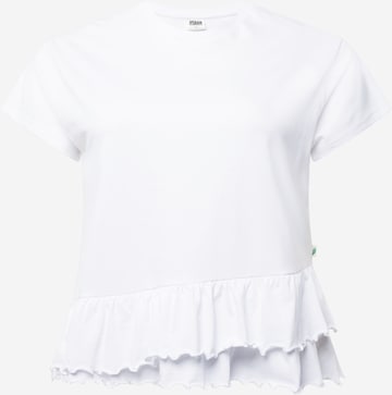 T-shirt Urban Classics en blanc : devant