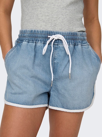ONLY Regular Shorts 'PIERCE' in Blau