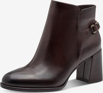 Bottines Tamaris en marron : devant