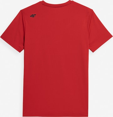 4F Toiminnallinen paita värissä punainen