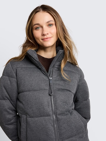 TOM TAILOR DENIM Winterjacke in Grau