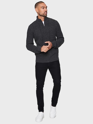 Threadbare Knit cardigan 'Kade' in Grey