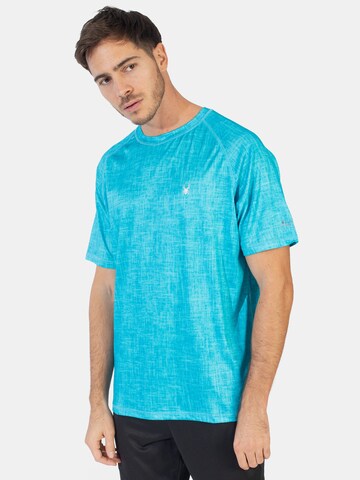 Spyder Functioneel shirt in Blauw: voorkant