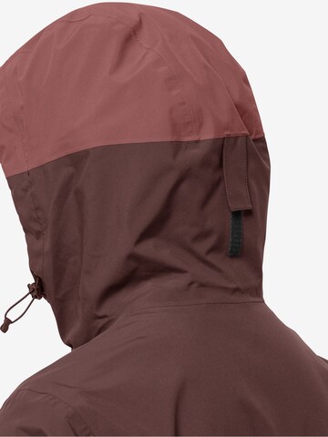 Giacca per outdoor 'Weiltal 2L' di JACK WOLFSKIN in rosso