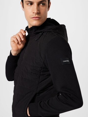 Calvin Klein Zip-Up Hoodie in Black