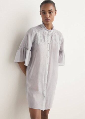 MANGO Nightgown 'Aster' in Grey: front
