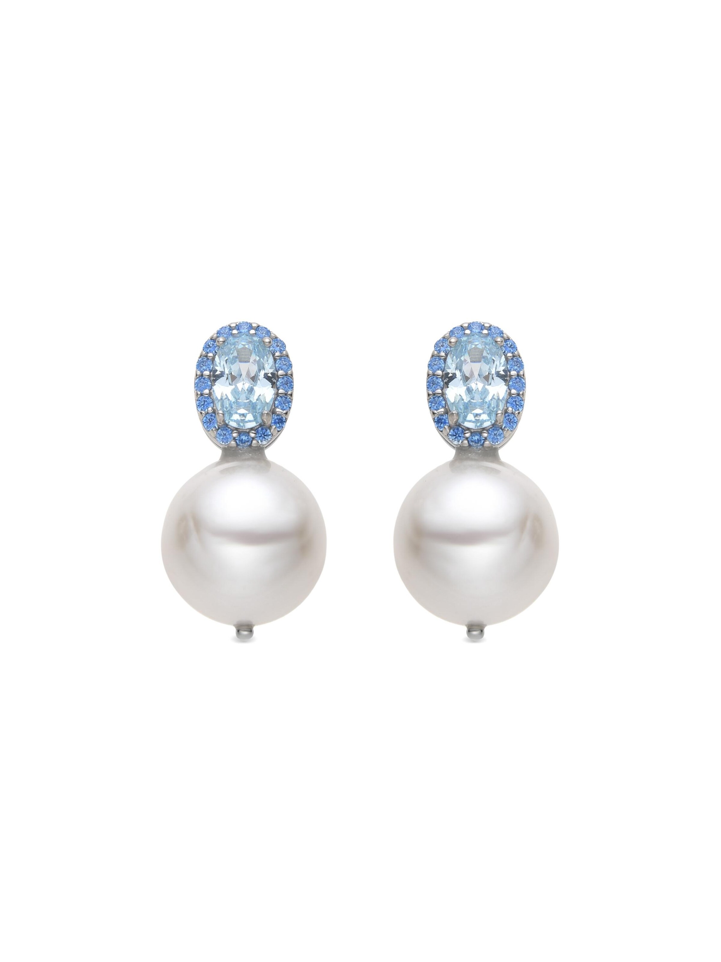 Luxenter - Pendientes 'HERWA' en azul: frente