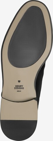 Henry Stevens Classic Flats 'Wallace TL' in Black