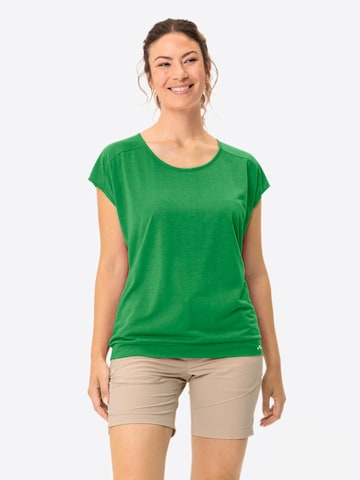VAUDE Functioneel shirt 'Skomer' in Groen: voorkant
