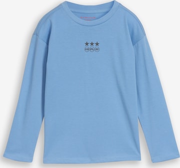 TOM TAILOR Shirt in Blue: front