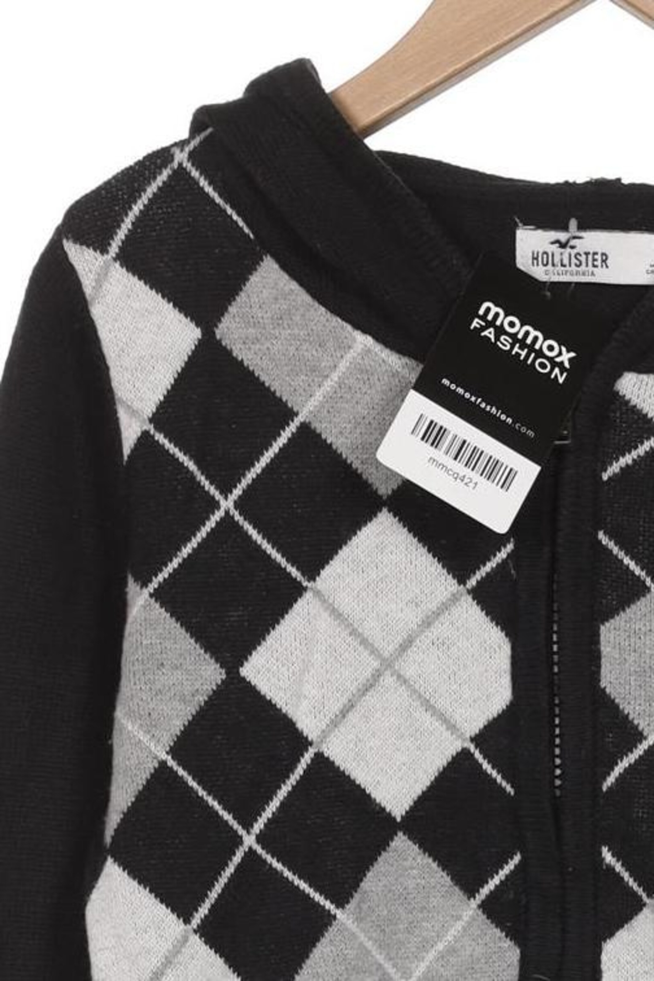 HOLLISTER Sweatshirt & Zip-Up Hoodie in XS in Black