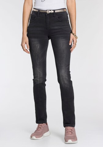 KangaROOS Slimfit Jeans in Schwarz: predná strana