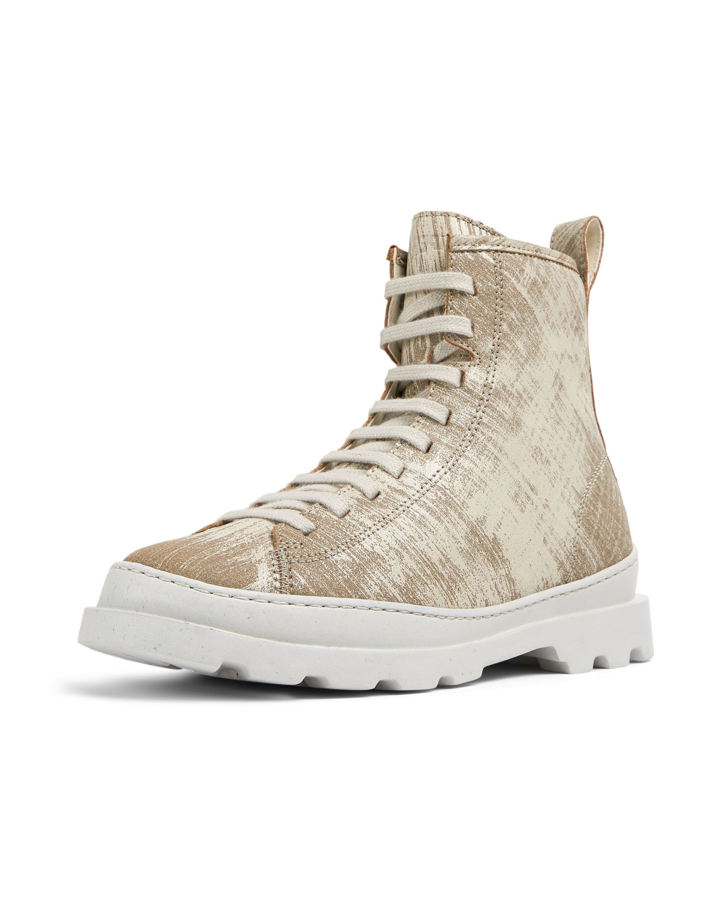 CAMPER Veterlaarsjes 'Brutus' in Beige: voorkant