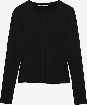 Tricou de la Pull&Bear pe negru: față