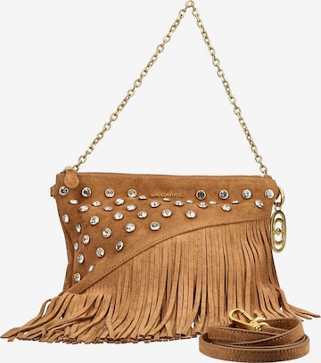 Sac à bandoulière La Carrie en marron : devant