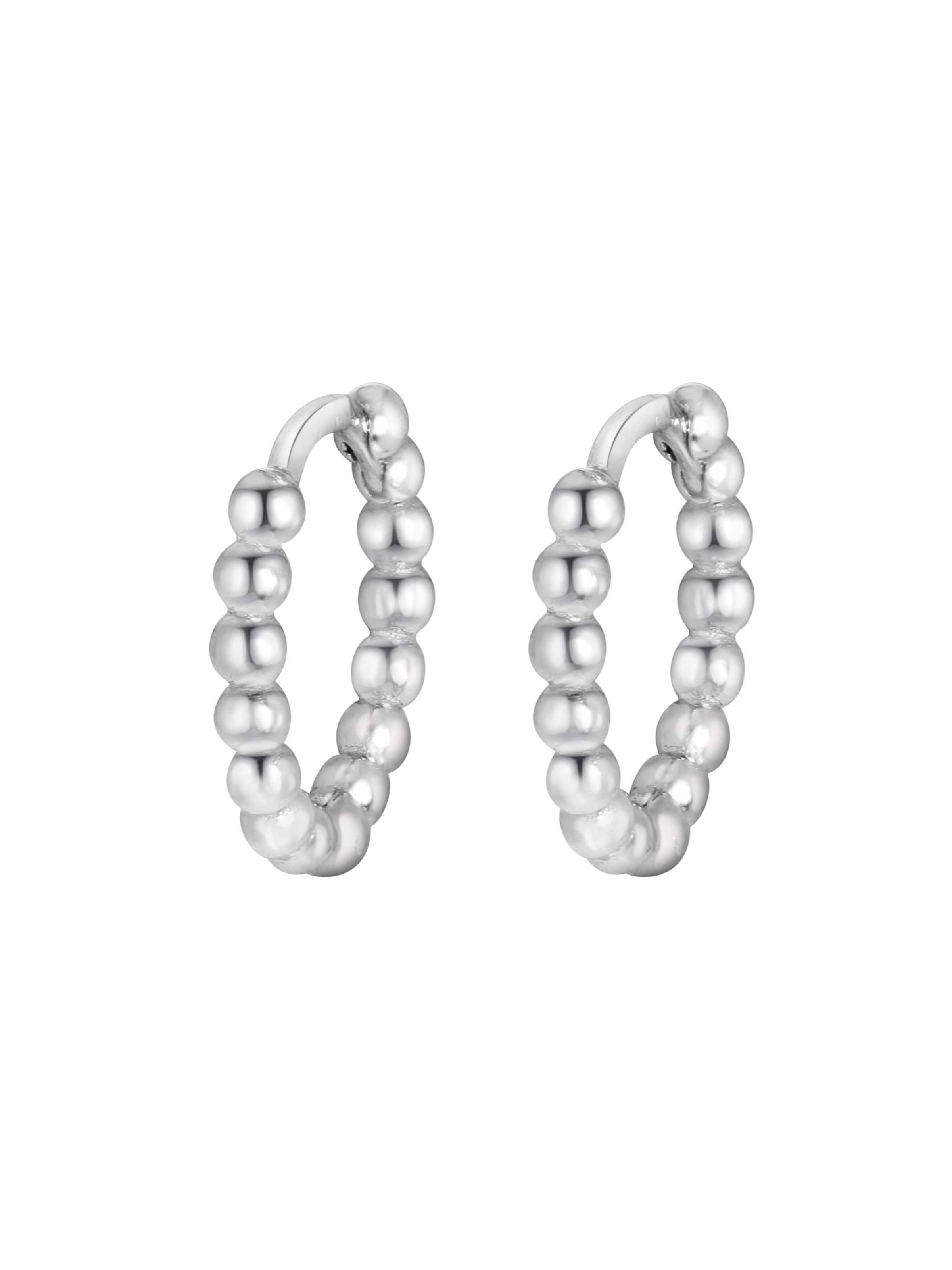 Lucardi Oorbellen in Zilver: voorkant