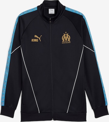 Veste de sport 'Olympique Marseille King Anthem' PUMA en bleu : devant
