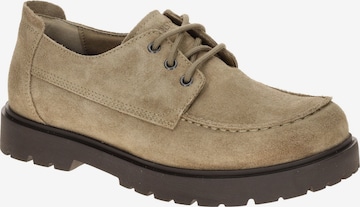 BIRKENSTOCK Lace-Up Shoes in Beige: front
