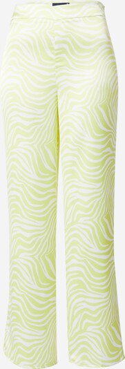 Gina Tricot Pantalon en vert clair / blanc, Vue avec produit