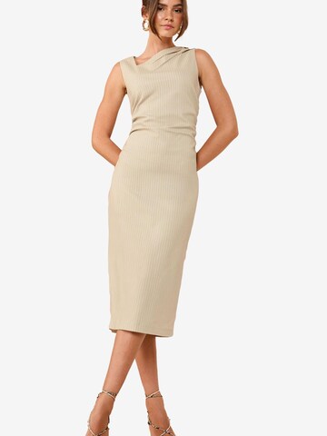 Friends Like These Kleid in Beige: Vorderseite
