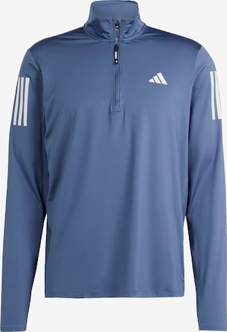 T-Shirt fonctionnel 'Own The Run' ADIDAS PERFORMANCE en bleu : devant