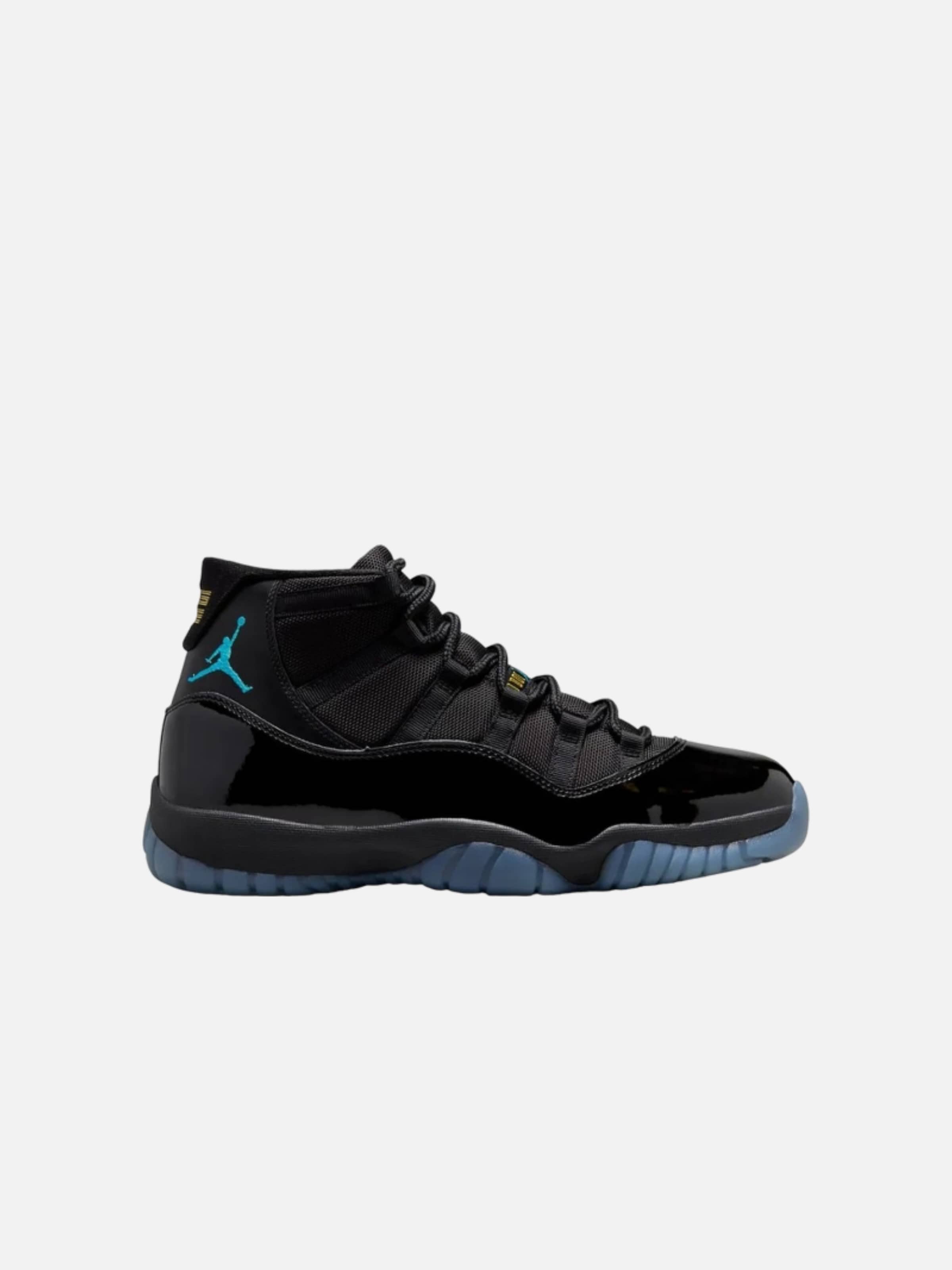 Sneaker alta 'Air Jordan 11 Retro Gamma Blue (2025)' di Jordan in nero: frontale