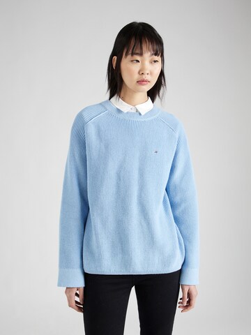 Pull-over TOMMY HILFIGER en bleu : devant