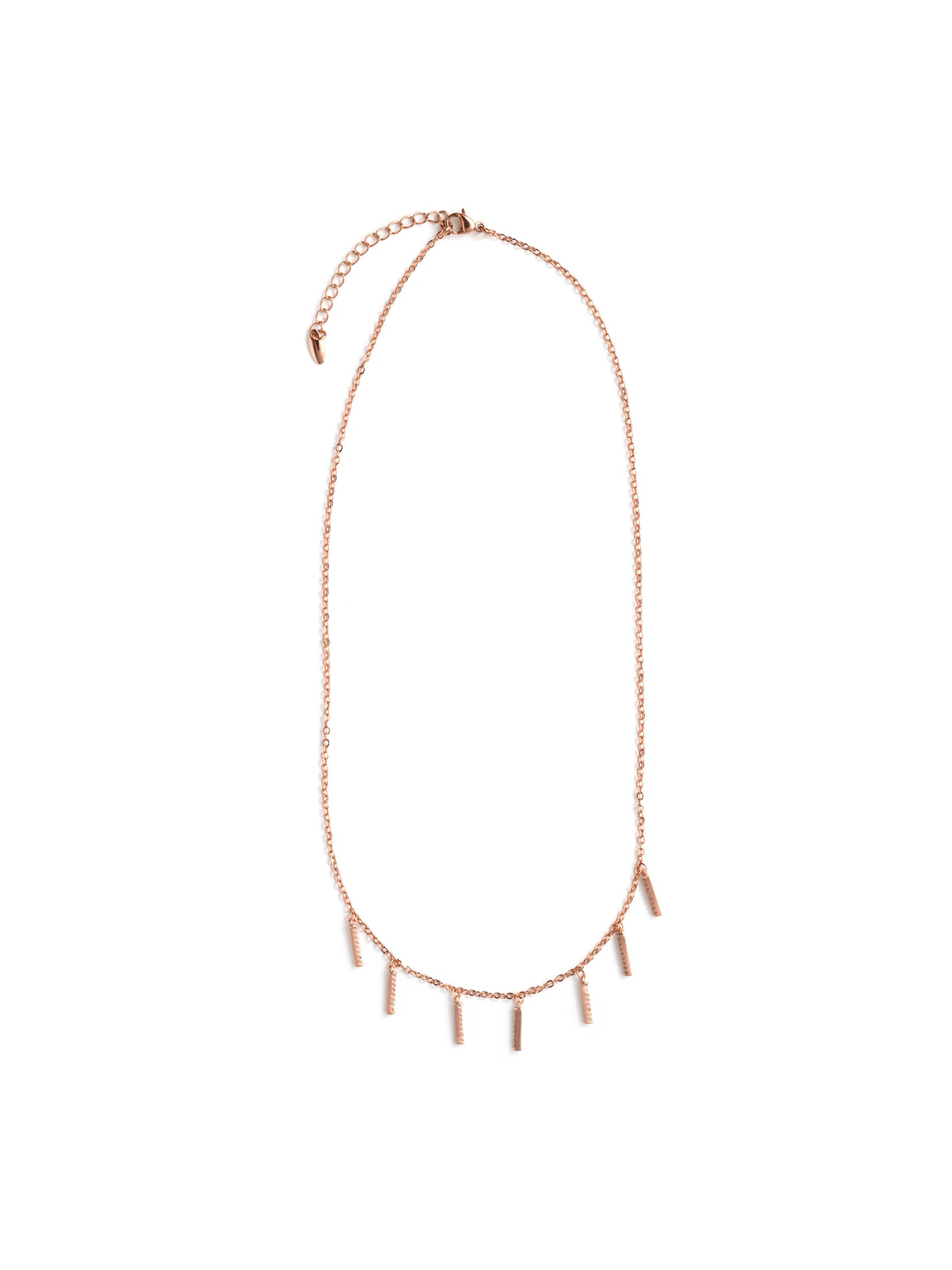 Luxenter Ketting 'Rambol' in Onesize in de kleur Rose-goud, Productweergave