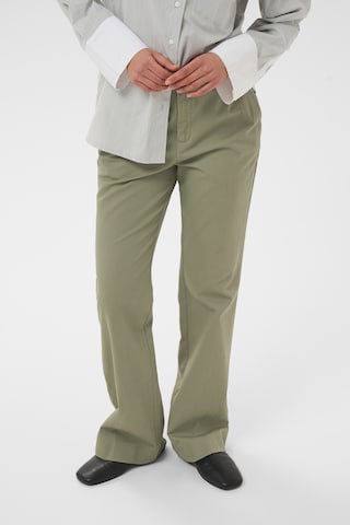 InWear Bootcut Broek 'Diaziw' in Groen: voorkant