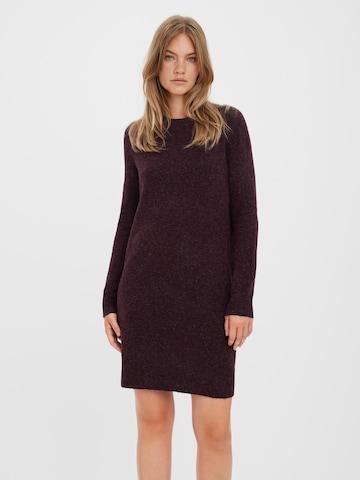 VERO MODA Πλεκτό φόρεμα 'VMDoffy' σε λιλά: μπροστά