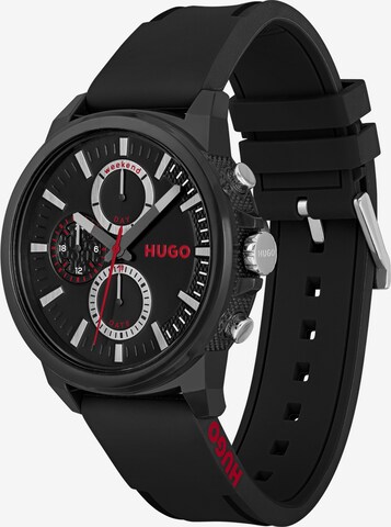 HUGO Red Uhr in Schwarz