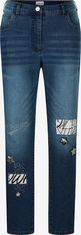 MIAMODA Regular Jeans in Blue: front