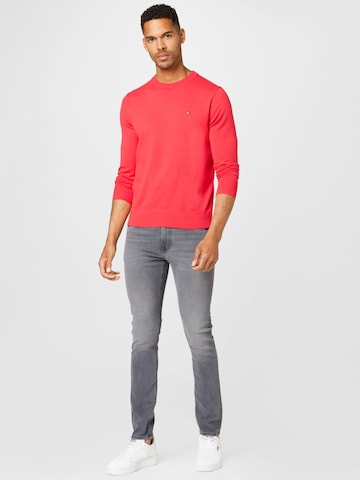 TOMMY HILFIGER - Pullover em vermelho