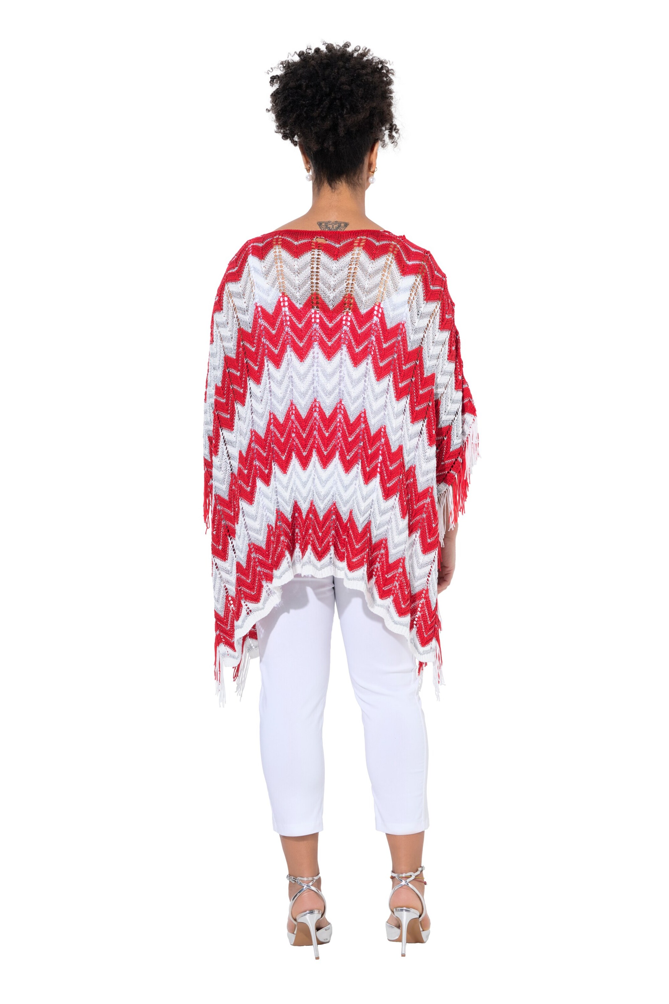 MIAMODA Sweater in Red