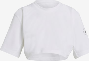 ADIDAS BY STELLA MCCARTNEY Performance Shirt 'Future Playground' in White: front