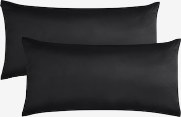 Coussins ' Alia ' Aspero en noir : devant