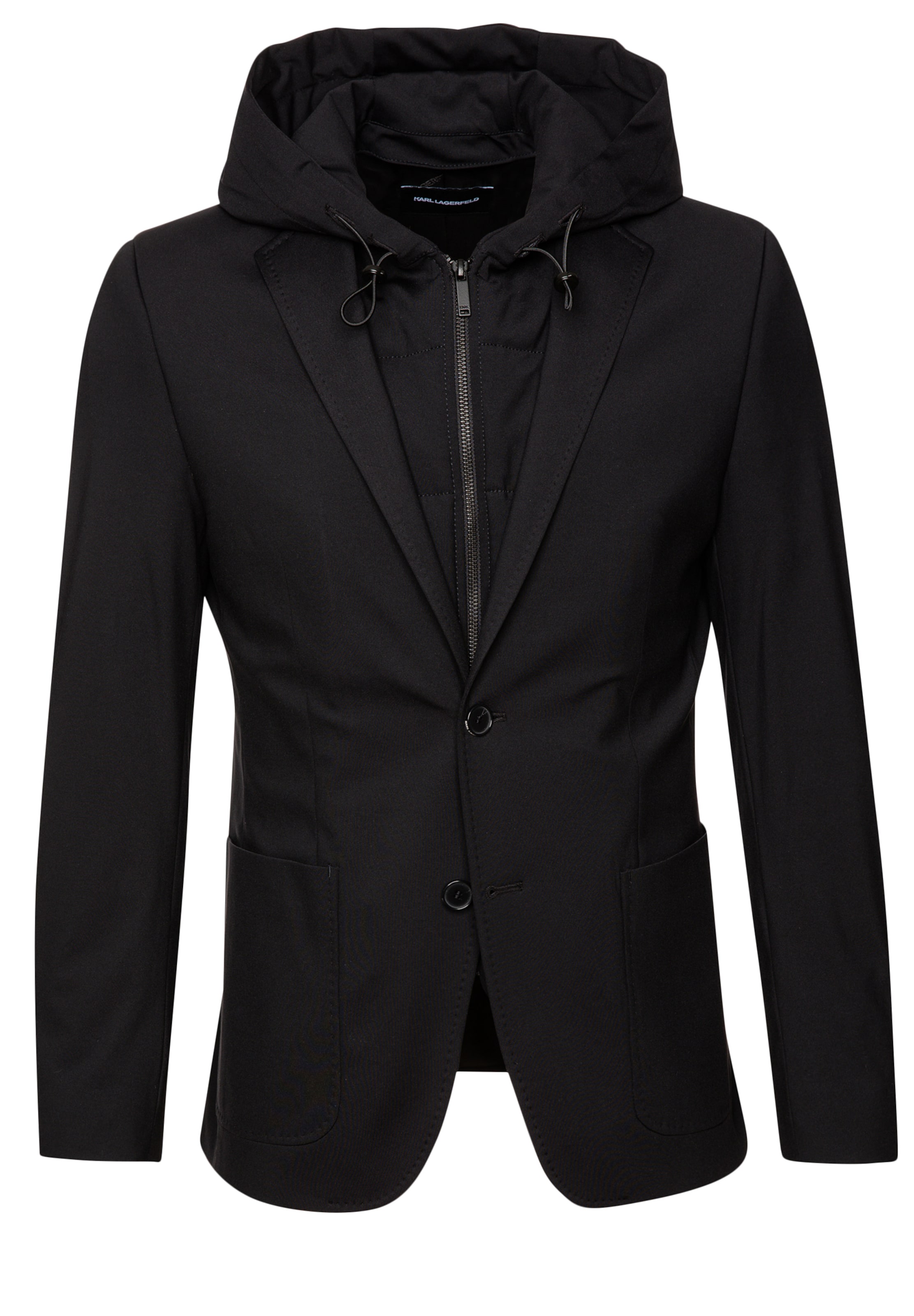 Karl Lagerfeld Slim Fit Sakkos in Schwarz: Vorderseite