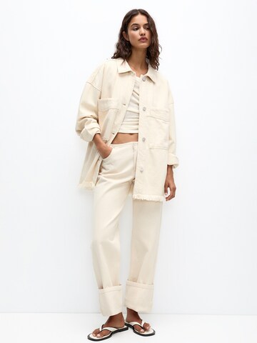 Pull&Bear Jacke in Beige