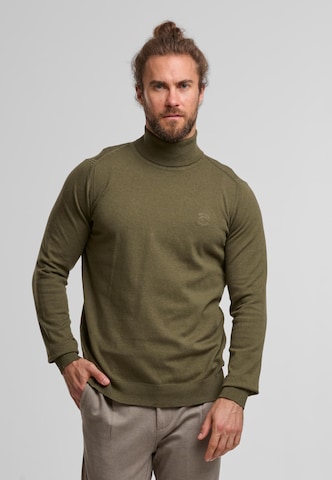 INDICODE JEANS Sweater in Green: front