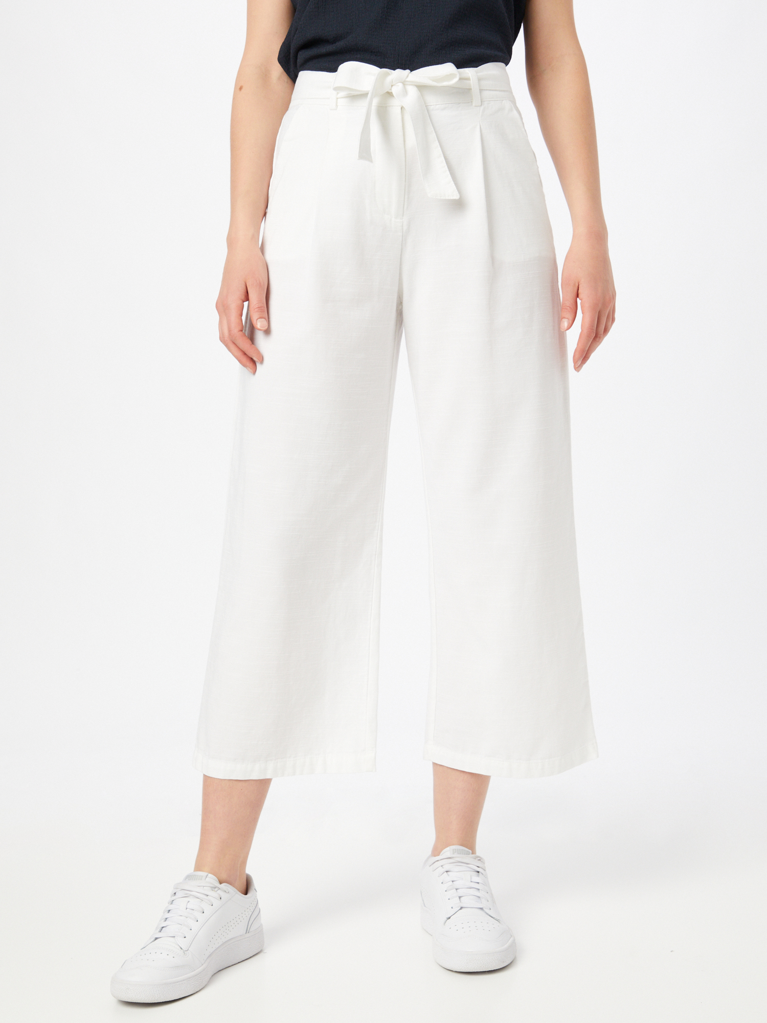 tIrRx Donna OPUS Pantaloni con pieghe Mareika in Bianco 