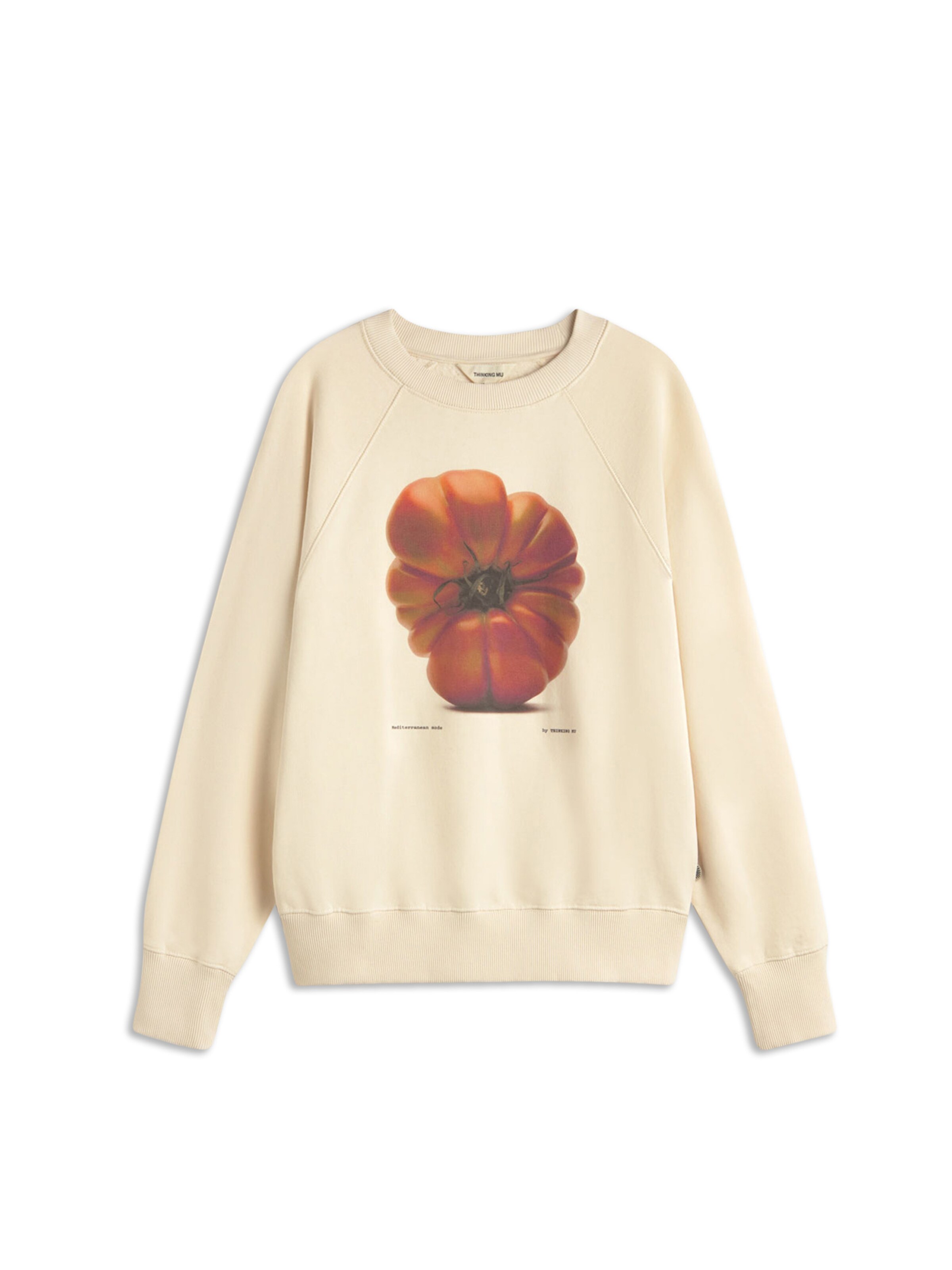 Thinking MU Свитшот 'Tomaquet' в Бежевый: спереди