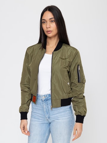 Bombers Übergangsjacke 'MA1 WOMEN'‌‌‌‌‌ in Grün: Vorderseite