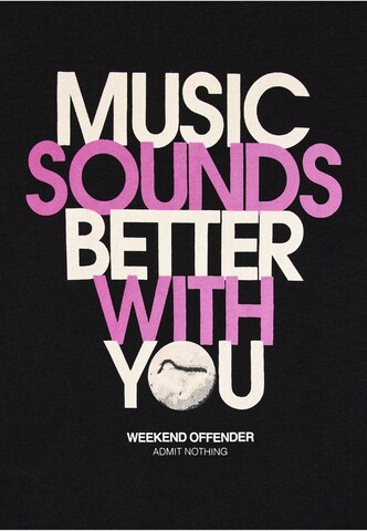 T-Shirt 'Bangalter' Weekend Offender en noir