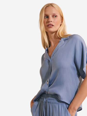ETAM Slaapshirt 'Cheeta' in Blauw