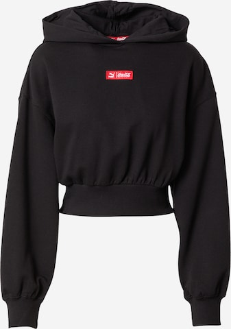 PUMA Sweatshirt in Black: front